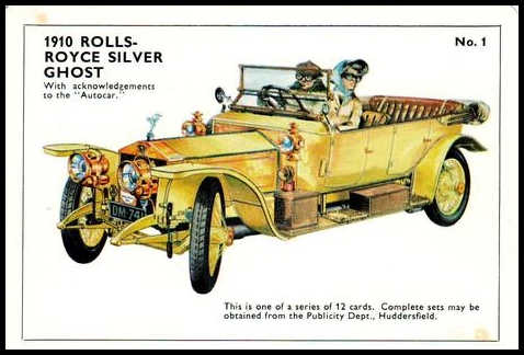 1 1910 Rolls Royce Silver Ghost
